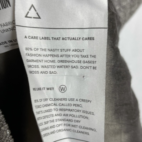 Reformation tweed metallic thread gray mini dress - Picture 5 of 6